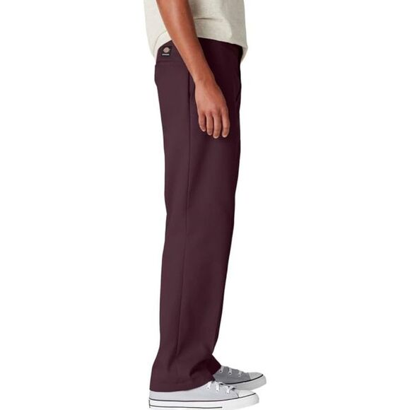 Dickies Skateboarding Regular Fit Chino Workwear Pants Maroon Men's 30x32 New - Picture 4 of 6
